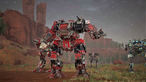 mechwarrior安卓游戏,钢铁巨兽的荣耀征途